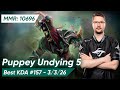 PUPPEY UNDYING HARD SUPPORT 7.37d | Dota 2 Pro Gameplay