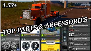 TOP 12 Parts \u0026 Accessories MODS In American Truck Simulator Update 1.53