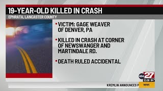 One Dead In Lancaster County Crash