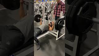 295lbs bench press one rep max