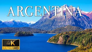 FLYING OVER ARGENTINA (4K UHD) - Relaxing Music With Stunning Beautiful Natural