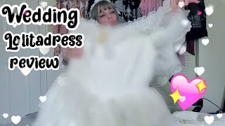 My Lolita Wedding Dress Review!