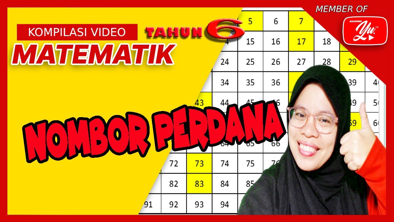 MATEMATIK | TAHUN 6 | NOMBOR PERDANA - YouTube