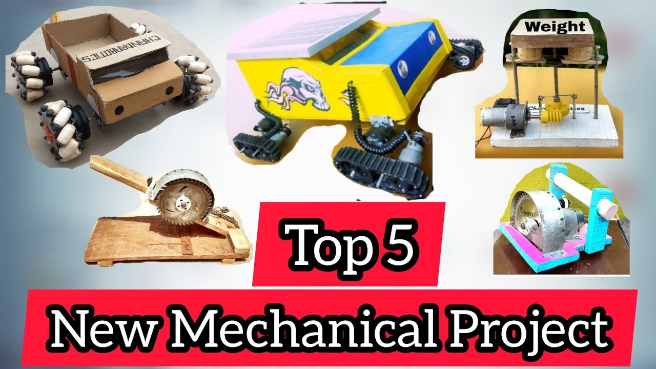 Top 5 Mechanical Engineering Project Ideas Youtube