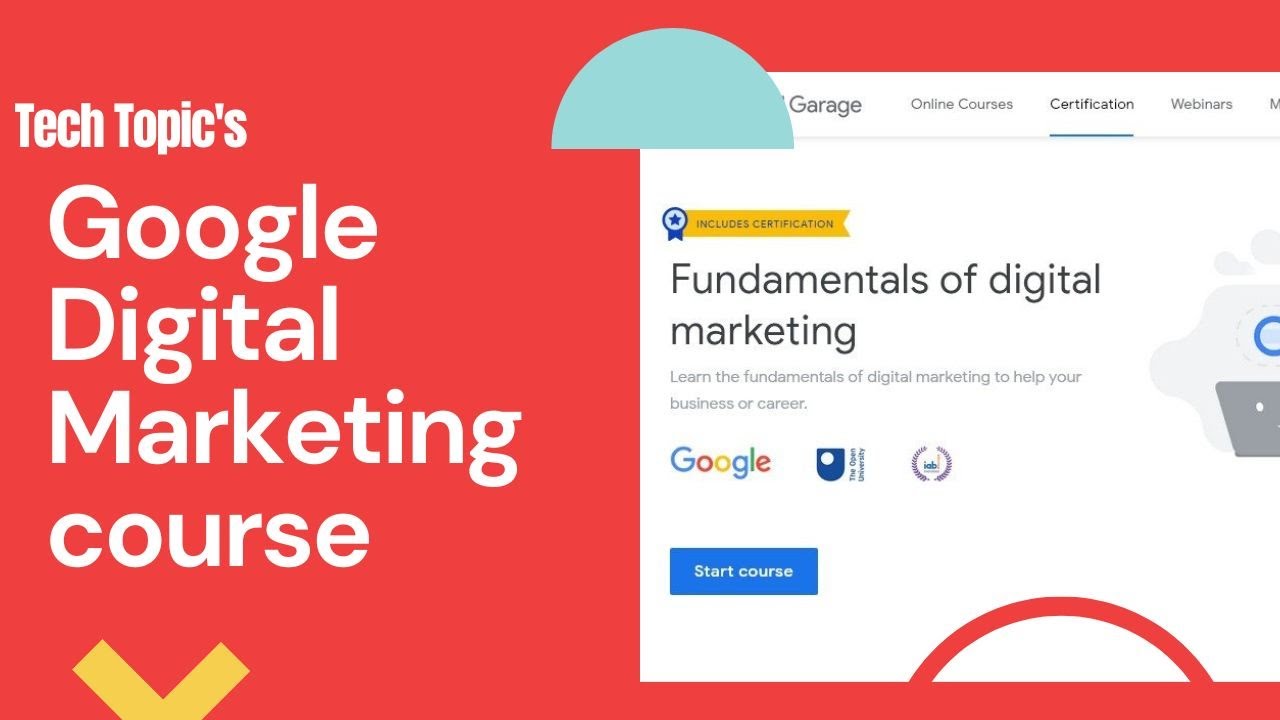 Google Digital Marketing Course | Free Certificate | #Digitalmarketing ...