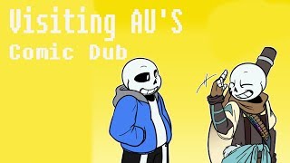 Visting AU'S. Expectations VS Reality [Undertale AU Comic Dub]