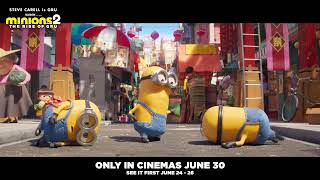 Minions 2: The Rise Of Gru | Rise | Only In Cinemas June 30, See It First June 24 - 26