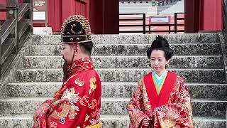 🌸沖縄.首里城：新春の宴【琉球国王の朝拝御規式】👑2023年１月1日（日）🎍Shuri.Castile.Emperor.Ceremoriy💞 the Ryukyu Kingdom