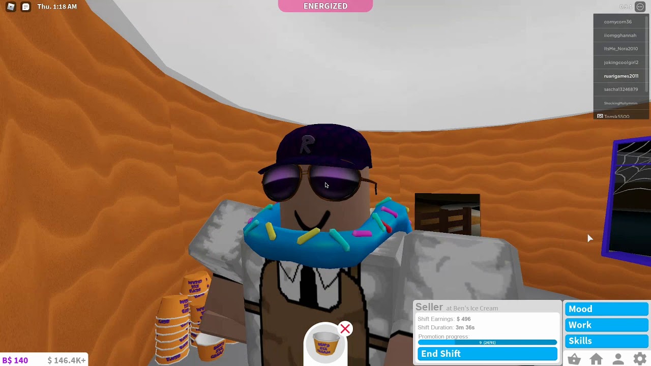 How Much Money Can You Make As An Ice-cream Seller On Bloxburg In 5 ...