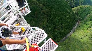 【日本一高いバンジージャンプ】岐阜バンジー 215m GoPro映像 Bungy Japan