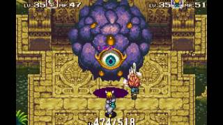 Seiken Densetsu 3 [Boss 13] {Dragon Emperor Path} God-Beast Lightgazer (No Class Change)