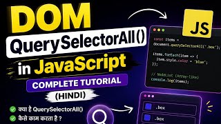 DOM QuerySelectorAll in JavaScript | Complete Tutorial (Hindi)