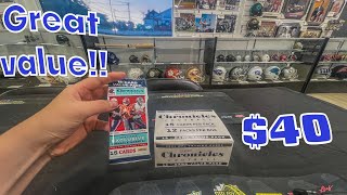 Opening a Whole value box of 2021 Chronicles Football!! Great rip!