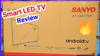 Sanyo Smart LED TV Review|Sanyo 32 inch LED Smart TV Price 12,000|Electronics project by Punit Kumar