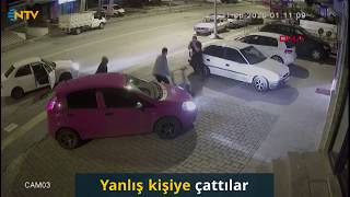 Trafikte yanlış adama çattılar