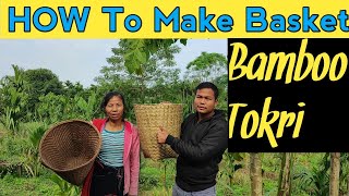 How to Make Bamboo Basket | Weave Bamboo Basket in India | Tribal Tokri | Bamboo Crafts