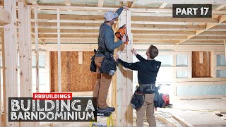 Building a Barndominium 17: Framing Bedroom Walls in a Post Frame