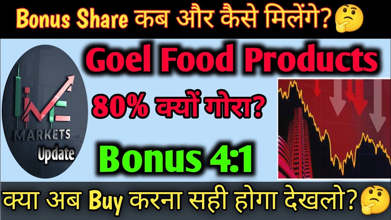 Goel Food Products Ltd Share Latest News | Goel Food Products Ltd Share ...