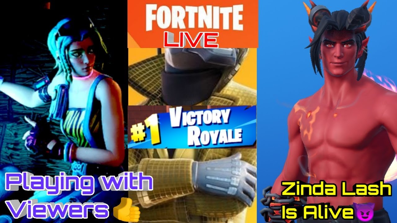 Fortnite Live Chapter 2 Season 1 Anyone Can Play Playing With Viewers