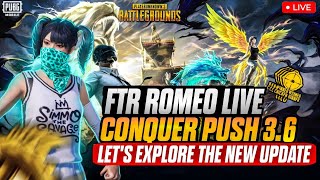 RANK PUSH PUBG MOBILE NEW EVENT 3.6 IS HERE  | FTR ROMEO IS BACK