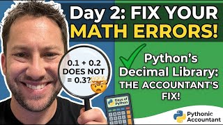 Day 2: Stop Using Floats for Money! (Python's Decimal Library) | 30 Days of Python