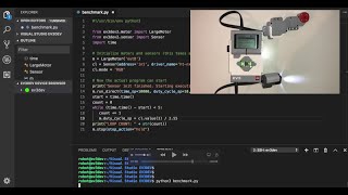EV3-G vs ev3dev Python - Comparison and Benchmark