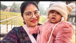 দেশে ফিরে kittu র ঘটা করে অন্নপ্রাশন এর আগে বাড়িতে হলো কালী পূজা #bengalivlog