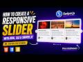Create a Responsive Slider with HTML, CSS & Swiper js  Step by Step Tutorial