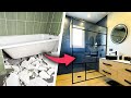 TRANSFORM A BATHROOM INTO A WALK-IN SHOWER! (Complete renovation)