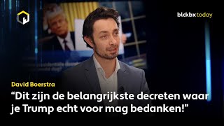 Welke decreten tekende Trump op de eerste dag van zijn presidentschap?