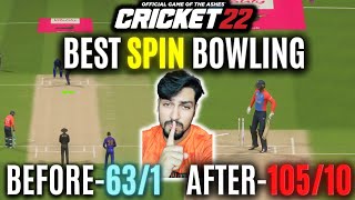 My Best Spin Bowling In Cricket 22 Till Now - RtxVivek