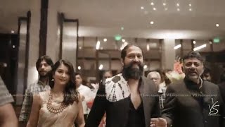 Rocking Star Yash at Manoranjan Ravichandran marriage reception | Yash and Radhika Pandit at Wedding