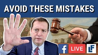 5 Mistakes To Avoid If You Are Charged With A Crime | Washington State Attorney