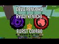 Deva Rengoku + Ryuji Kenichi Burst Combo | Shindo Life Roblox