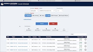 How to register for classes at Georgia Southern
