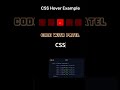 Hover Effect CSS 😍 #hovereffect #csstutorial #htmlcss #viral #codingshortvideo