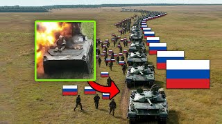 Ukraine ARMY Destroys a Huge russian CONVOY with precise hits! The Best Moments