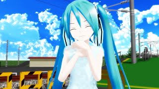 【MMD】東名駅にて「恋空予報」【Lat式改変AKIミク】