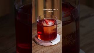 Strawberry \u0026 Vanilla Negroni #gincocktail #negroni