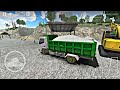 Truk Dump Oleng Muat Pasir Sungai | ES Truck Simulator ID