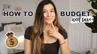 HOW TO BUDGET AND SAVE in your 20's | Tips and tricks