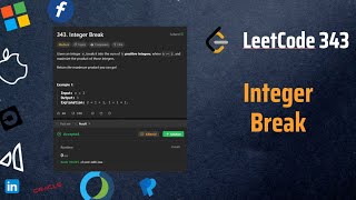 Integer Break - Simple Maths - Leetcode 343 - JAVA