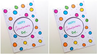 🥰 Grandparents day card idea 2022 • Handmade grandparents day greeting card • grandparents day card