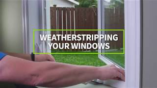 Weatherstripping Your Windows