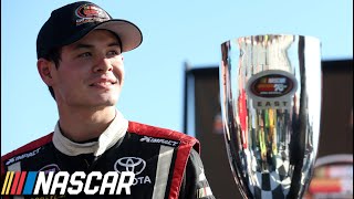How Kyle Busch coached Kyle Larson on running the high line | NASCAR Next now