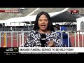 Mugabe funeral service being held at the National Stadium