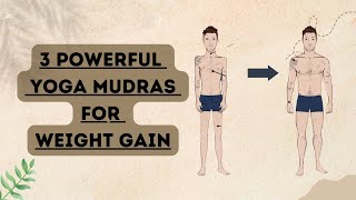 3 POWERFUL YOGA MUDRAS FOR WEIGHT GAIN #yoga #health #weightgain #fitness #yogamudras #handmudras