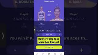 Katie Boulter vs Beatriz Haddad Maia - A contest of Aces in San Diego