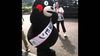 2011.10.09 くまモン『感動！九州 観光・物産 フェア with 東北 2011』内にて