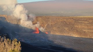 Kilauea Volcano live January 1, 2025